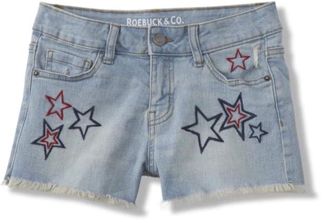 jean shorts with stars on them