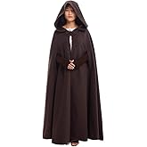 GRACEART Women's Hood Woolen Cape Bridal Wedding Winter Cloak Plus Size Thick Coat