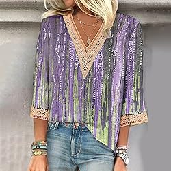 Cheifay Tank Tops Women Beach 3/4 Sleeve Shirts for