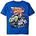 Blaze and the Monster Machines Little Boys' Short Sleeve T-Shirt Shirt, Royal, Medium-5/6