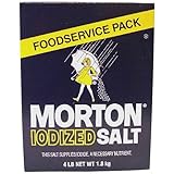 Morton Iodized Table Salt - 4lb. Box (2 Pack)