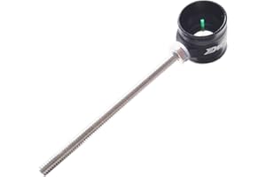 AMEYXGS Archery Recurve Bow Sight Scope Sight Pin with 0.5/0.75/1.0 Optical Fiber Arrow Aluminum Sight for Hunting Bow Accessory