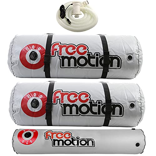 FreeMotion Wakeboard Wakesurf Ballast Fat Sac Package 1975lbs + Pump