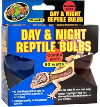 zoo med nightlight red reptile bulb 60 watt
