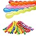 Aiernuo KUMEED 100 pcs Party Balloons 10 Inches Thick Latex 180g/bag Pearlized Balloon Party Supplies (Spiral Balloons)