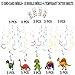 Artunique Dinosaur Party Supplies | 52PC Party Decorations Kit Including Dinosaur Balloons (16) | Happy Birthday Banner (1) | Hanging Swirls (30) | Mylar Balloon (1) | Tattoos (4) for Party