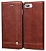 iPhone 7 PLUS Case, VVIA Leather Case for iPhone 7 Plus (5.5 inch), Classic Leather Wallet Cases Slim Folio Book Cover with Credit Card Slots, Cash Pocket, Stand Holder, Magnet Closure (Deep Brown)