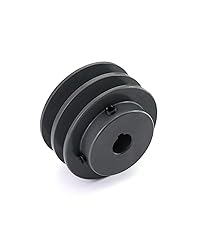 QWORK 2AK3058 Double Groove Pulley/Sheave, 3.05"OD