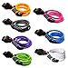 NDakter Bike Lock Cable,4 Feet High Security 5 Digit Resettable Combination Coiling Bike Cable Lock,Bicycle Cable Lock for Bicycle Outdoors, 1.2mx12mm