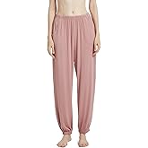 Aflowyii Modal Pajama Pants for Women Lounge Pants with Pockets Stretch Loose Yoga Pants Comfy Nightwear Sleepwear Pj Bottoms