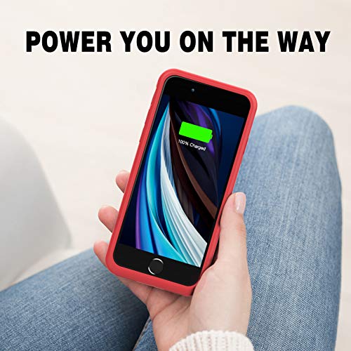 BOPPS Battery Case for iPhone 8/7/6s/6/SE 2020/SE 2022, Powerful