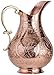 CopperBull Heavy Gauge 100% Pure Solid Hammered Copper Moscow Mule Water Pitcher, 70 fl. Oz (Engraved Copper)