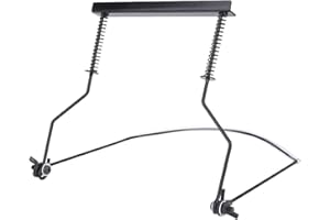 10 Holes Harmonica Neck Holder, Metal Frame, Adjustable, Soft Tube for Comfort, Prevents Sliding, Fits Different Brands