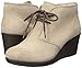 crocs Women's Leigh Suede Wedge Shootie Boot, Tan, 8 M US