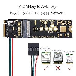 NFHK NGFF A/E-Key Card to M.2 NGFF Key-M NVME SSD