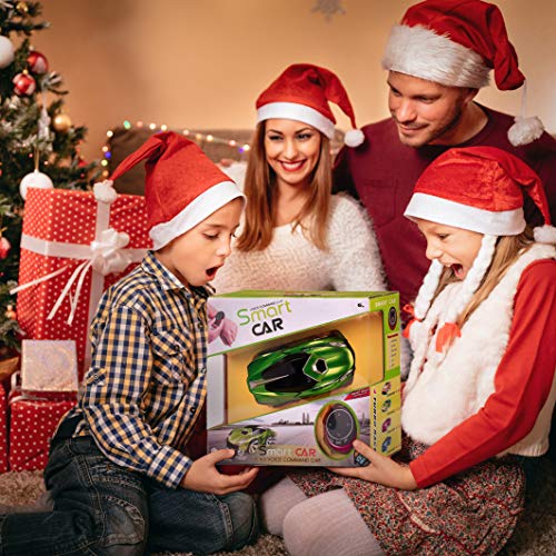 MEG Voice Control Car, RC Remote Controlled Car with a Smartwatch Remote, 3 Modes Wrist Watch, Girls and Boys Road Racing Car, Kids and Adults Rechargeable Vehicles, USB Charger, Wireless Electric Car