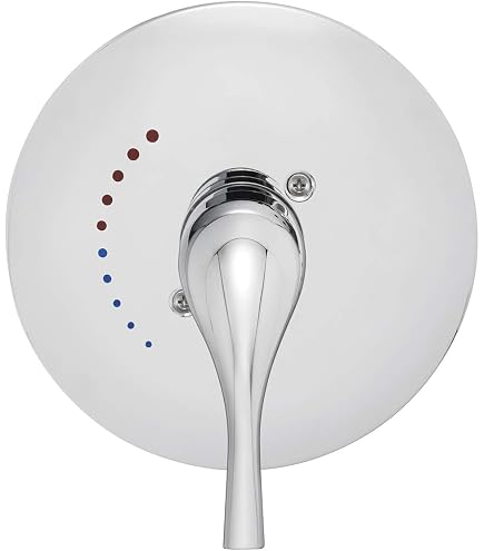 Speakman CPT-5001 Thermostat-Duschventil-Verkleidung – Poliertes Chrom, Massives Messing, Für CPV-TP Ventile, Modernes Design
