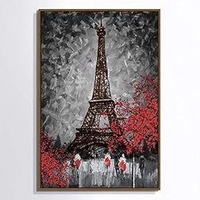 signwin Framed Canvas Wall Art Paris Eiffel Tower...