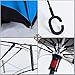 Reverse Inverted Umbrellas Upside Down Windproof Umbrella AIGUMI C-Shaped handle Golf Umbrella Car Umbrella Waterproof Reverse Folding Double Layer Inverted Self Standing Umbrella(Blue)