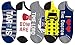 Doctor Who Socks (5 Pair) - Low Cut Socks - Fits Shoe Size: 4-10 (Ladies)