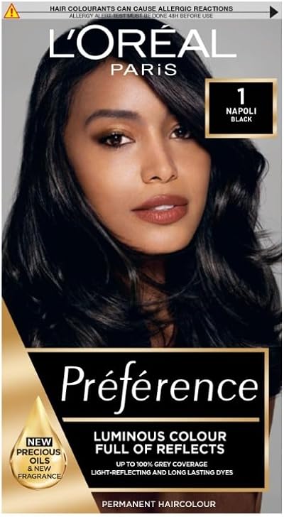 L'Oréal Paris Preference Hair Dye Napoli Shade 1 Luminous Permanent Color