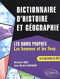 Dictionnaire d'histoire et de géographie