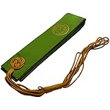 門徒式章(半袈裟)無地 金紋 黄緑 (g009-4)