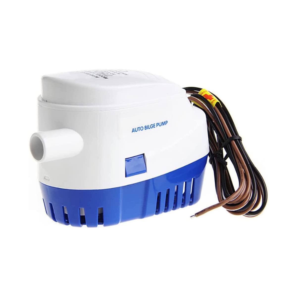 ZONADAH 12V 1100GPH Bilge Water Pump with Auto Switch Submersible Water Pump Fresh or Sea Water for Caravan Camping Marine Fishing Boat Small Swimming Pool and Fountains