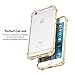 Ace Teah iPhone 6S Case, 5 Pack iPhone 6 6S Protective Case Crystal Clear Back Skin Cover Shock Absorbing Raised Corners TPU Slim Bumper Case for iPhone 6 6S 4.7 inch - Black, White, Glod, Blue, Plum