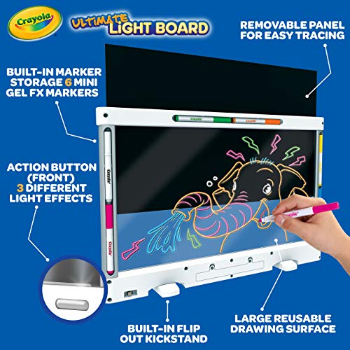 Crayola Ultimate Light Board for Drawing & Coloring, Kids Light Up Toys