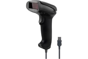 NETUM 1D Barcode Scanner Portable USB Wired Laser Barcode Reader Compatible for POS System, Windows, MAC, Linux RD-2013