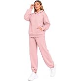 SPXTREME Women 2 Piece Oversized Tracksuit Set Fall Fashion Clothes Lounge Outfits Hoodie Airport Travel Pants Sweatsuit