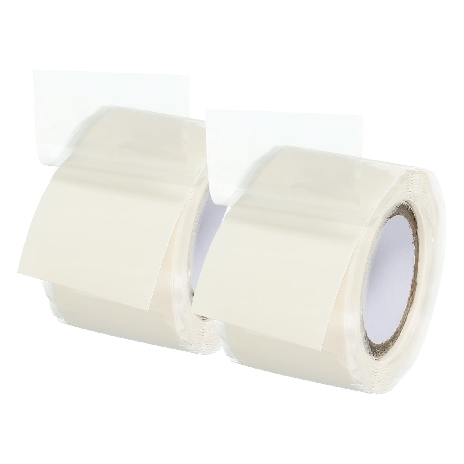 PATIKIL Grip Tape for Handles 1" x5ft, 2Roll Self-Fusing Silicone Tape for Bike Handles Pull Up Bars Gym Equipment Plumb/Hose/Pipe Leaks Emergency, White