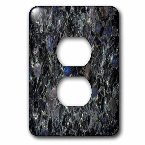 3dRose lsp_97971_6 Volga Blue Granite 2 Plug Outlet Cover