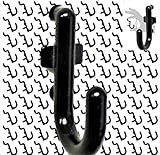 WallPeg Locking PEGBOARD Hooks - 100 pk. Flex-Lock
