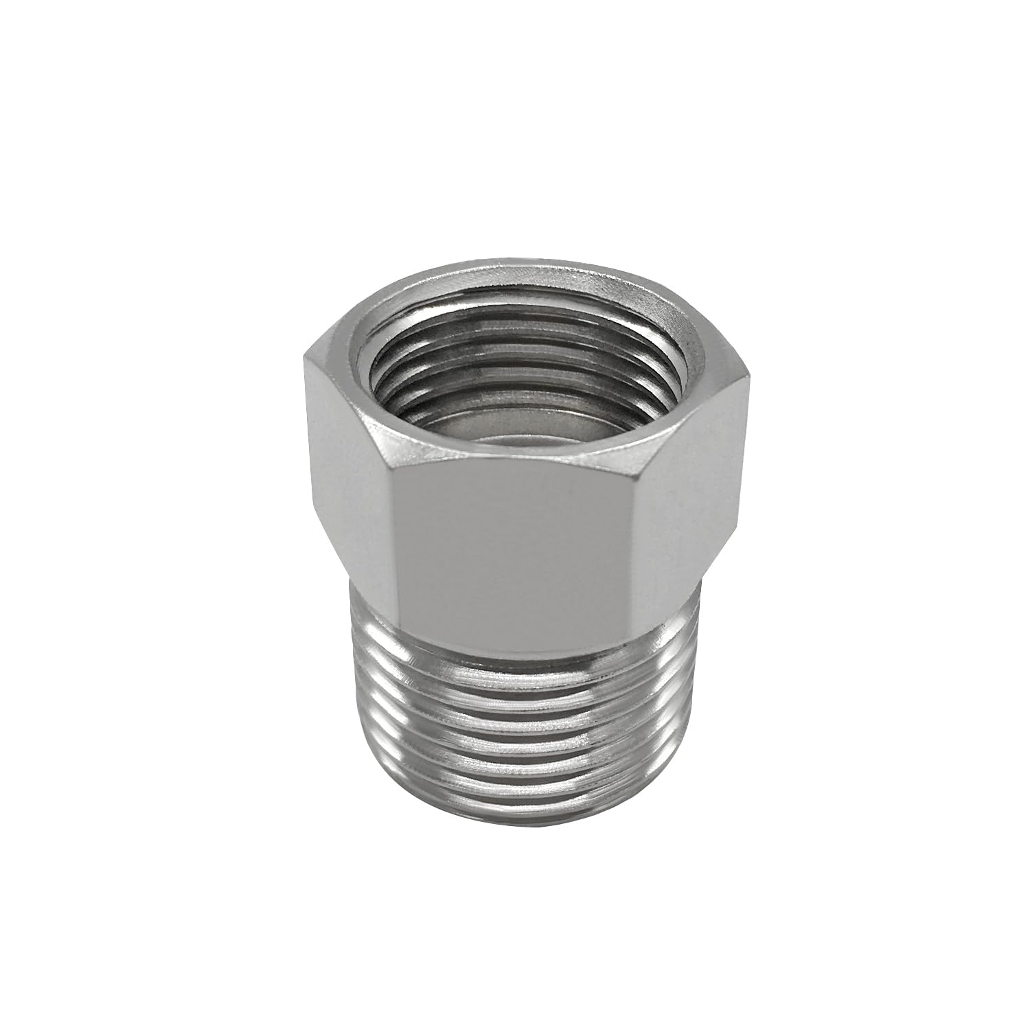 Photo 1 of Beduan 7/8 Male threaded(O.D:15/16") to 1/2 Female threaded(I.D:3/4") Toilet Bidet Hose Pipe Adapter Connector(Pls Check Your Threaded Size!)