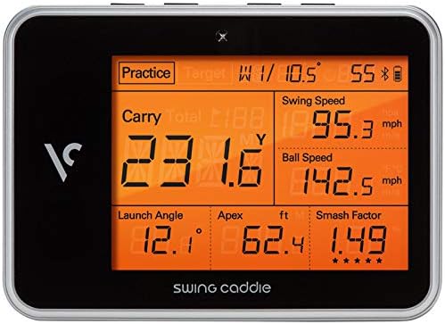 Swing Caddie New SC 300 VC Portable Launch Monitor with Remote Control & SC300 Doppler Radar Technology