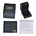 JunXin Round Cut Black Gold Mystic Big Rainbow Topaz Solitaire Ring Engagement Wedding Size5/6/7/8/9/10/11