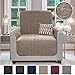Gorilla Grip Original Velvet Slip Resistant Luxurious Chair Slipcover Protector, Seat Width Up to 23