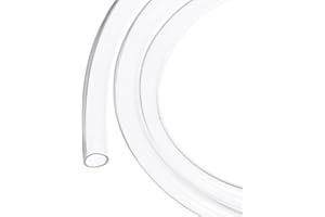 MECCANIXITY Clear PVC Tubing 1/4" ID 5/16" OD Plastic PVC Tube Flexible Water Hose 25ft for Industrial Tubing, Aquariums, 6.4