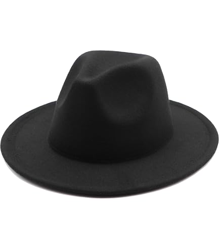 Kid's Short Brim Black Trilby Fedora Hat - Boys Manhattan-Hat