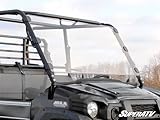 SuperATV Kawasaki Mule Pro FXT Scratch Resistant Full Windshield