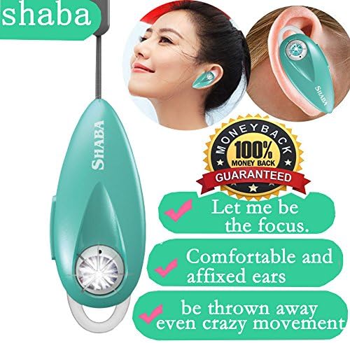 Wireless Bluetooth Headset - Mini Noise Cancelling Car Bluetooth Headset Invisible with Mic Cell Phone Bluetooth Earpiece Compatible with iPhone Samsung Android, and Other Leading Smartphones(green)