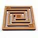 Frank Lloyd Wright Whirling Arrow Hardwood Trivet