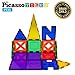 PicassoTiles 33 Piece Building Blocks 33pcs Educational Kit 3D Building Construction Toy Set Clear Magnetic Stacking Block STEM Playboard Magnet Felt Tiles Novelty Game, Creativity Beyond Imagination