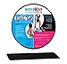 Black Kinesiology Tape Precut Roll - Bulk Jumbo Clinical Size Recovery Sports Athletic Injury Therapeutic Support PRO Physio Therapy (100 Strips: 10 in x 2 in / 25 cm x 5 cm) kinesio-Tape kinesiotape