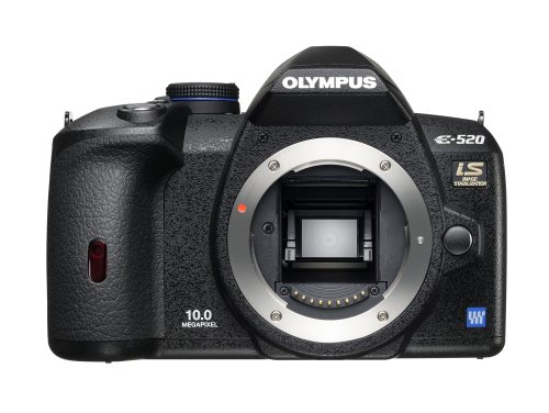 UPC 050332163959, Olympus Evolt E520 10MP Digital SLR Camera with Image Stabilization (Body Only)