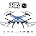 GoolRC X5HW Wifi FPV Drone with HD Camera Live Video Altitude Hold Function RC Quadcopter (Blue)