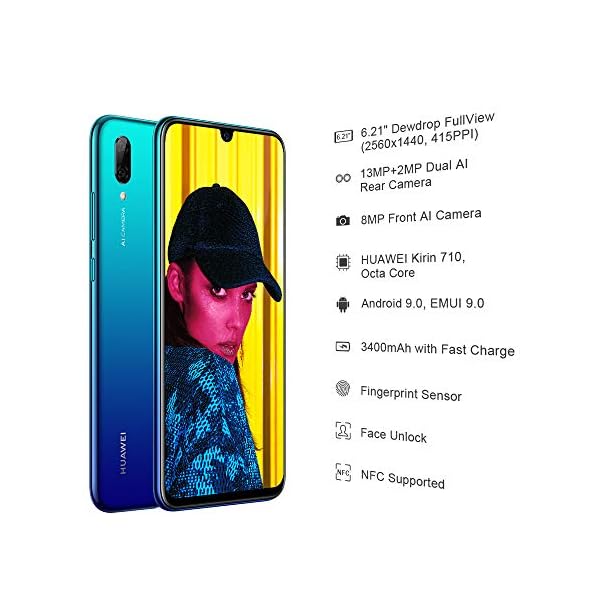 Huawei-P-Smart-2019-64-GB-621-Inch-2K-FullView-Dewdrop-SIM-Free-Smartphone-with-Dual-AI-Camera-Android-90-Single-SIM-UK-Version-Aurora-Blue Huawei P Smart 2019 64 GB 6.21-Inch 2K FullView Dewdrop SIM-Free Smartphone with Dual AI Camera, Android 9.0, Single SIM…