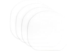 Kryoflare 4Pcs Table Tennis Racket Protective Film, Transparent Rubber Protector Cover, Maintenance Accessory